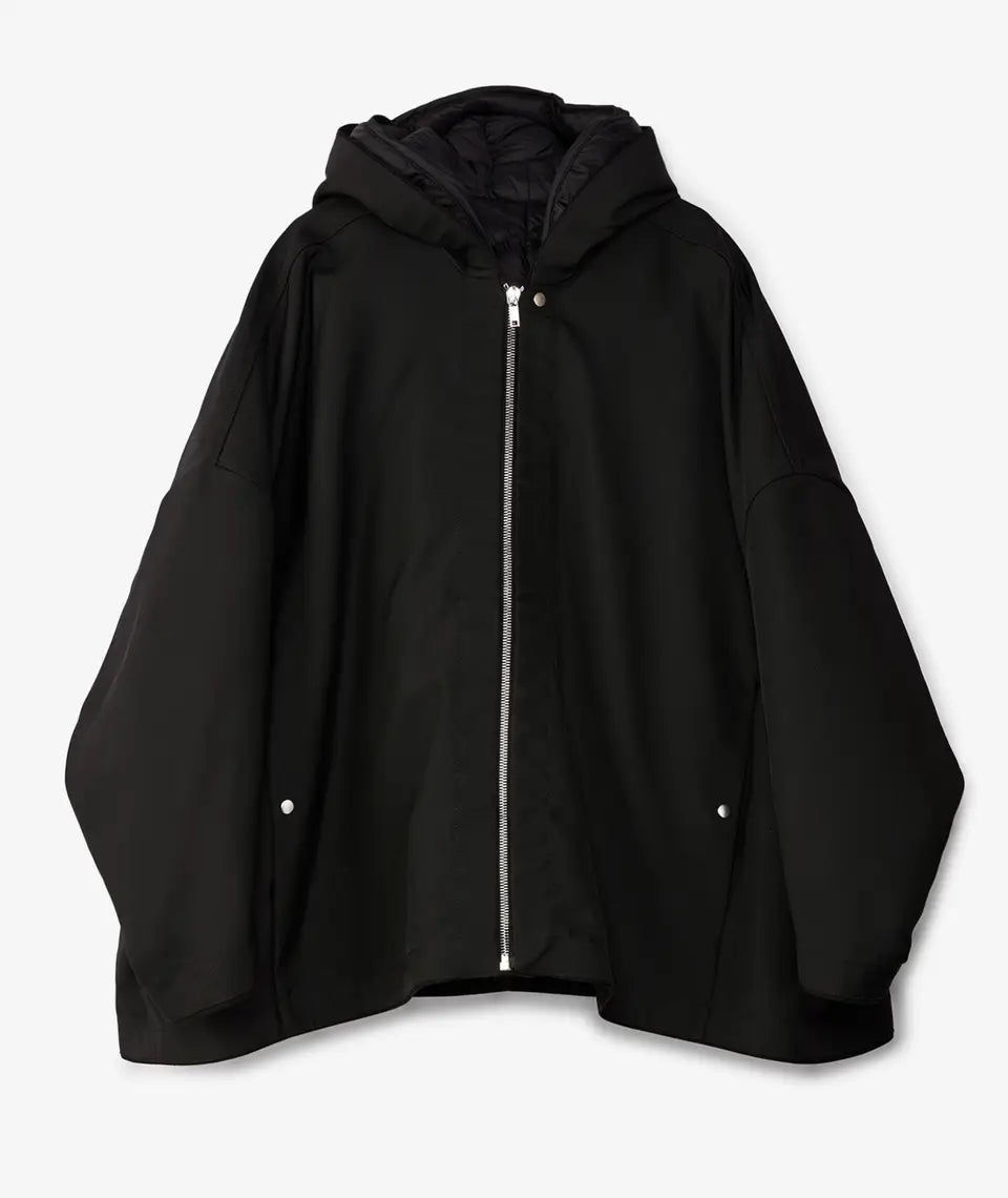 Rick Owens Hooded Peter Down Jacket - Black