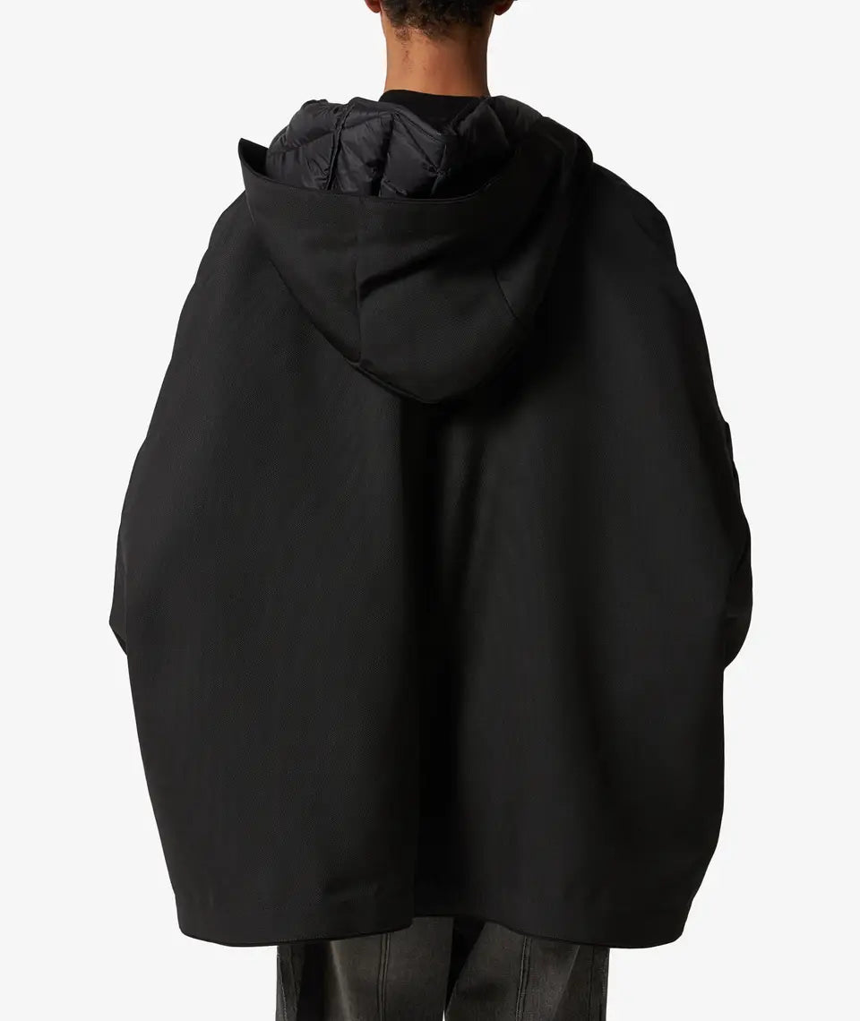 Rick Owens Hooded Peter Down Jacket - Black