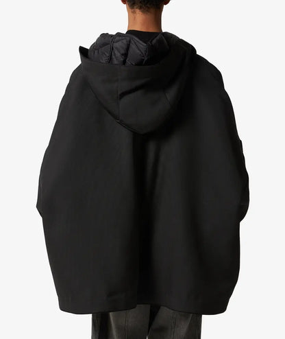 Rick Owens Hooded Peter Down Jacket - Black