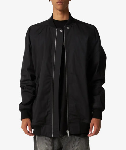 Rick Owens Jumbo Peter Flight Bomber Jacket - Black