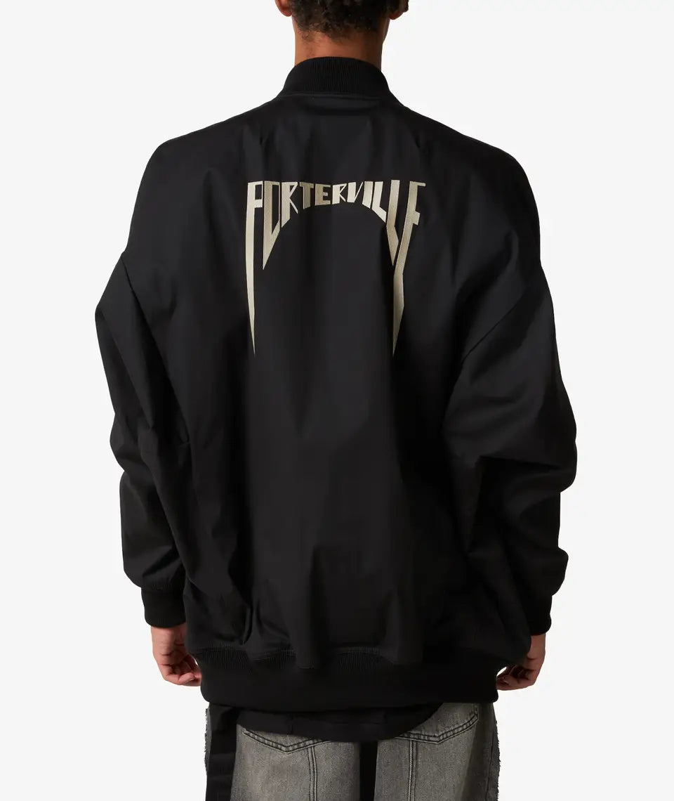 Rick Owens Jumbo Peter Flight Bomber Jacket - Black