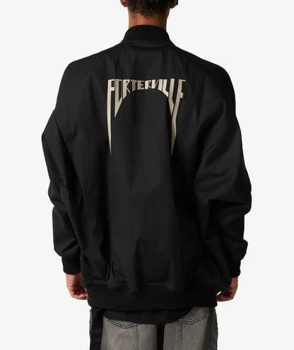 Rick Owens Jumbo Peter Flight Bomber Jacket - Black