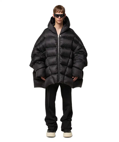 Rick Owens Hooded Peter Down Jacket - Black