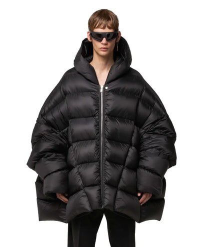 Rick Owens Hooded Peter Down Jacket - Black