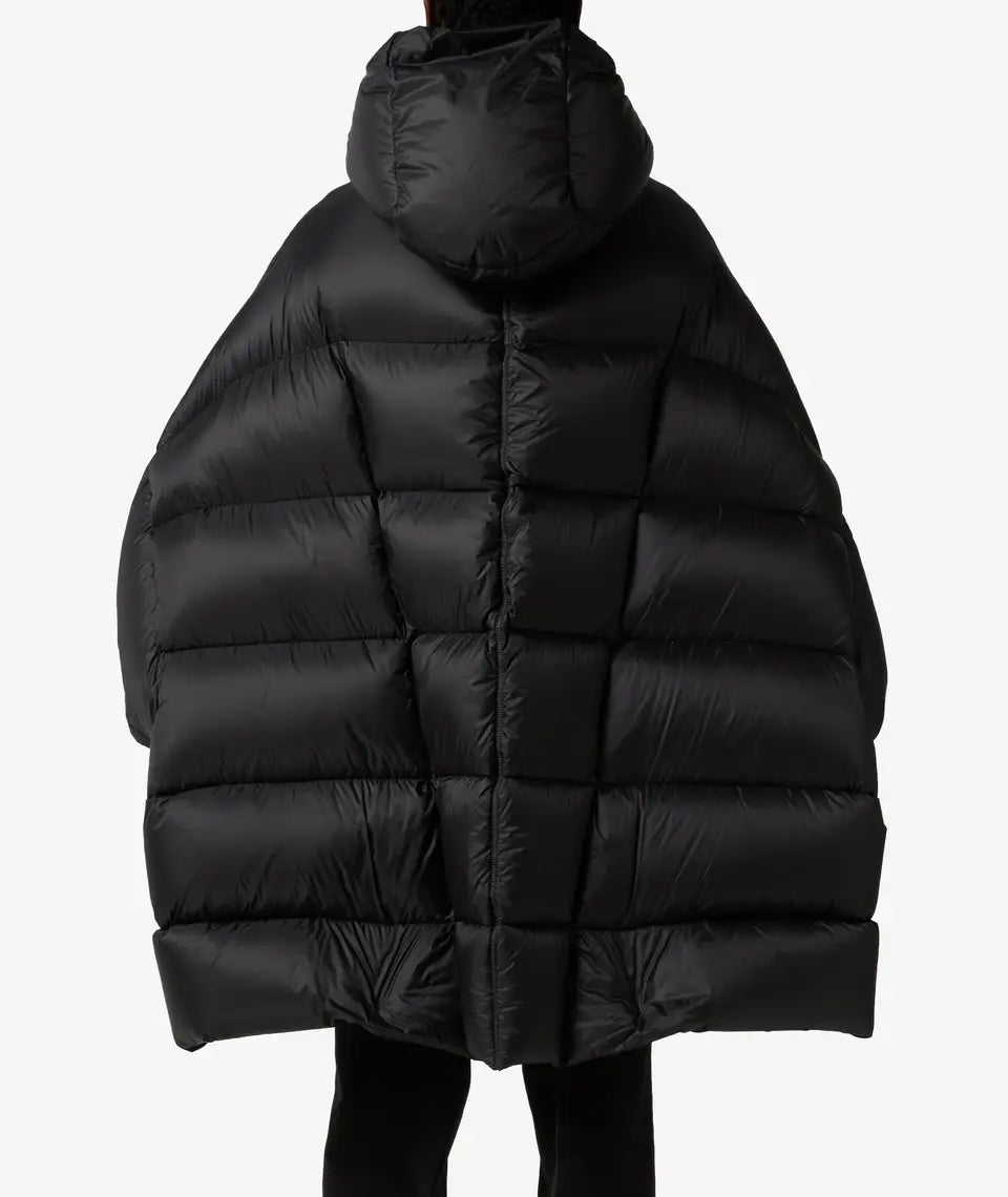 Rick Owens Hooded Peter Down Jacket - Black
