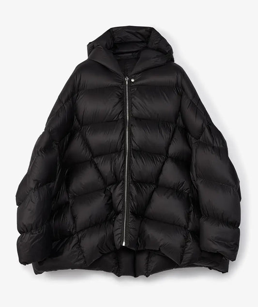 Rick Owens Hooded Peter Down Jacket - Black