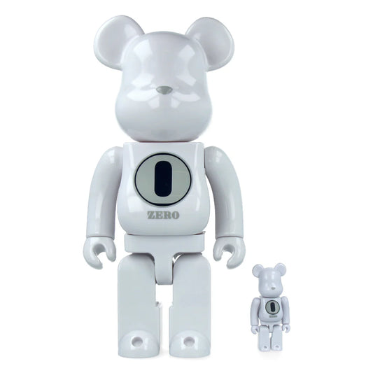 400% + 100% Bearbrick Robert Indiana X Fragmentdesign - White