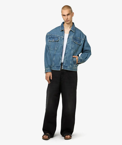 Vetements Painted Anarchy Reworked Jeans - Black