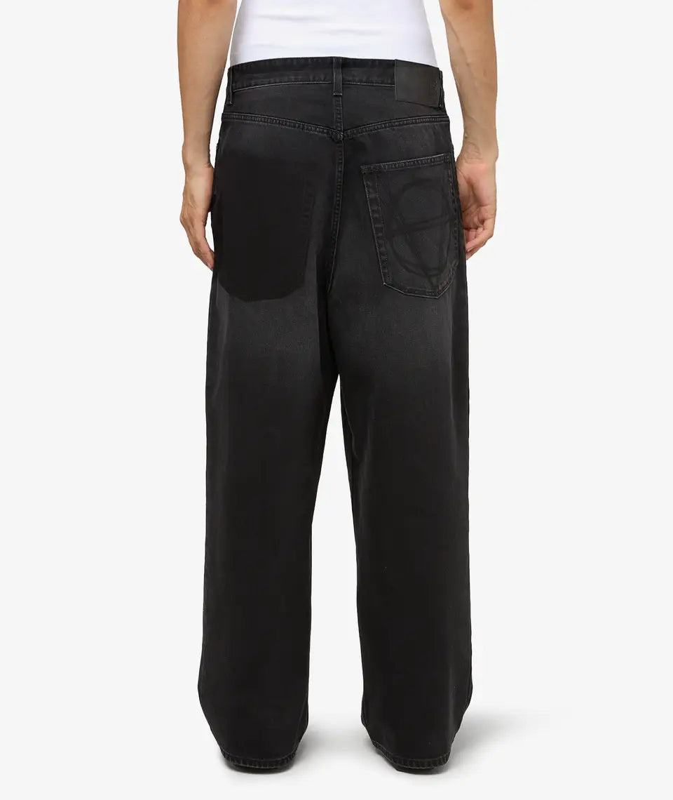 Vetements Painted Anarchy Reworked Jeans - Black