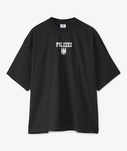 VETEMENTS Polizei Regular T-Shirt - Black