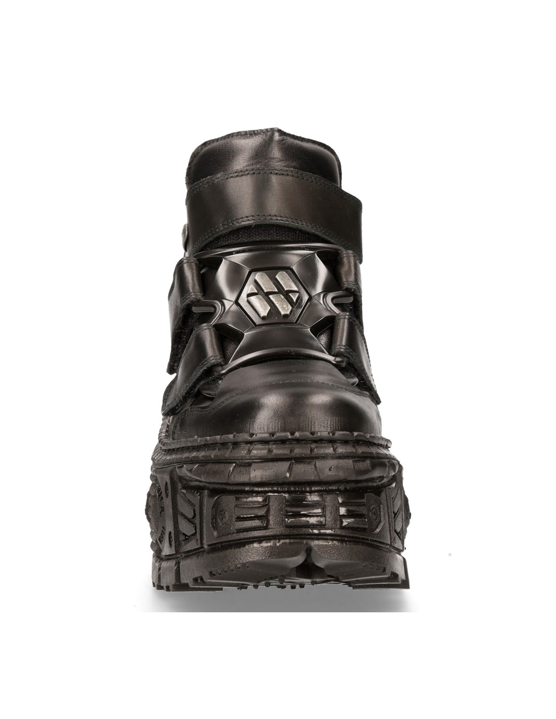 New Rock ANKLE BOOT BLACK TANK M-WALL009-C5