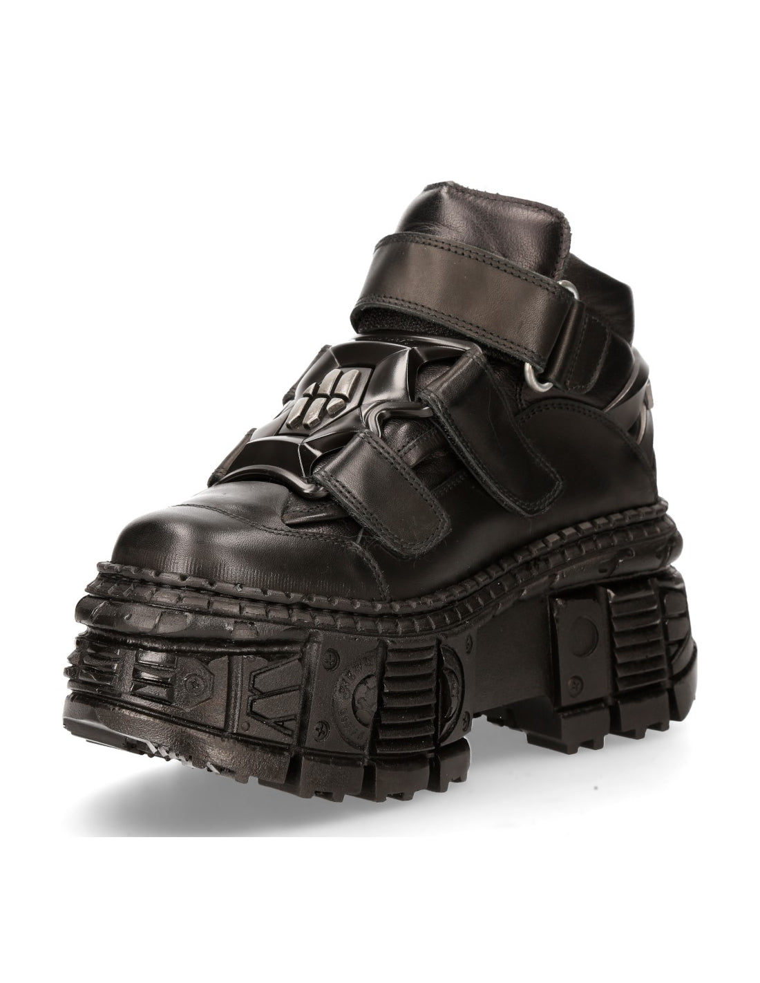 New Rock ANKLE BOOT BLACK TANK M-WALL009-C5