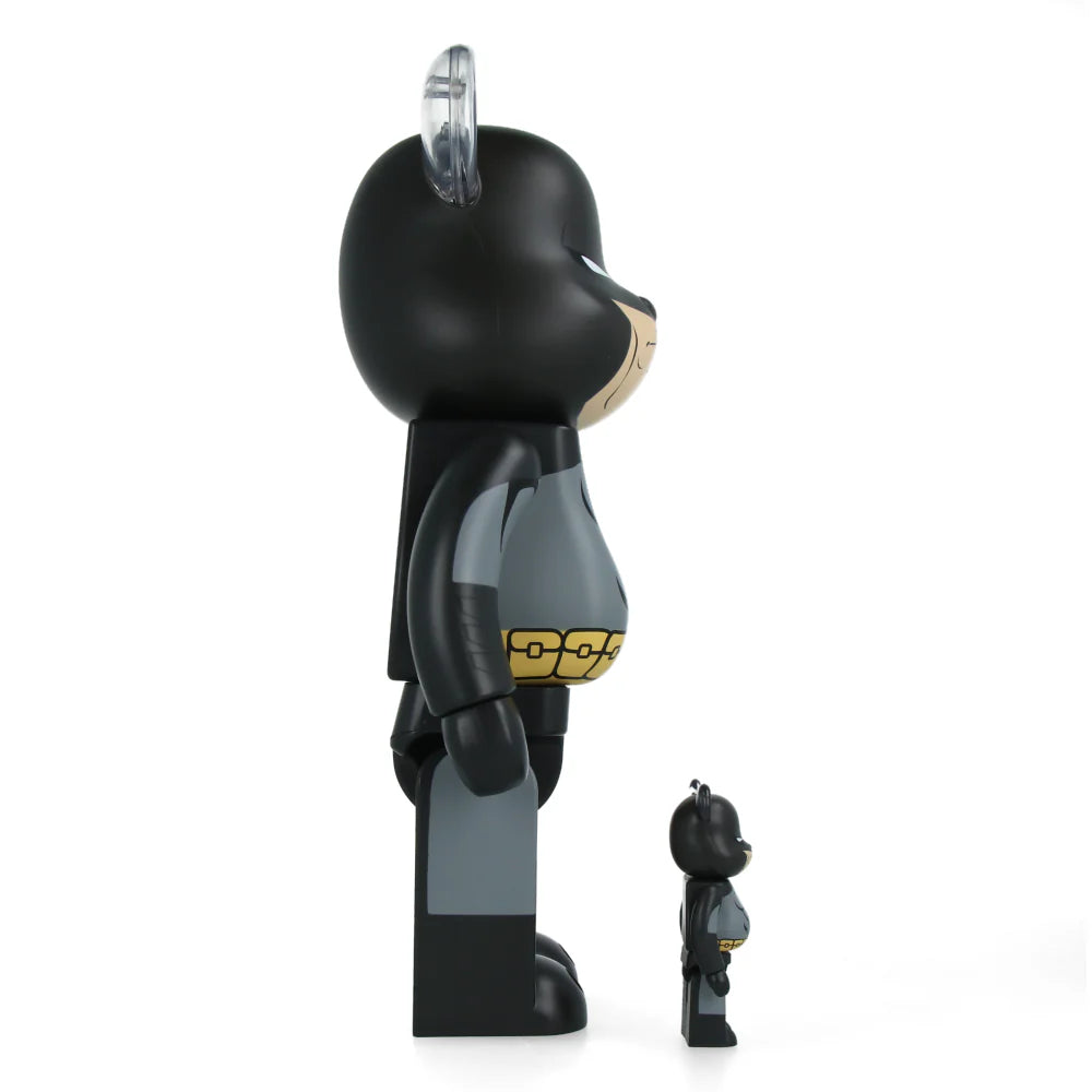 400% + 100% Bearbrick Batman Hush Black ver.