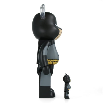400% + 100% Bearbrick Batman Hush Black ver.