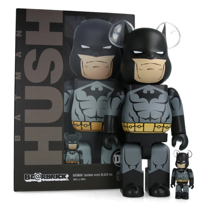400% + 100% Bearbrick Batman Hush Black ver.