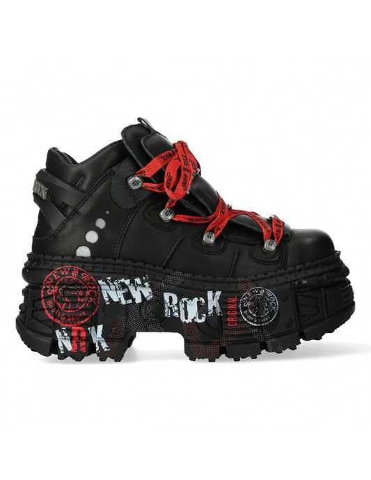 New Rock Boots WALL106-C9 Black